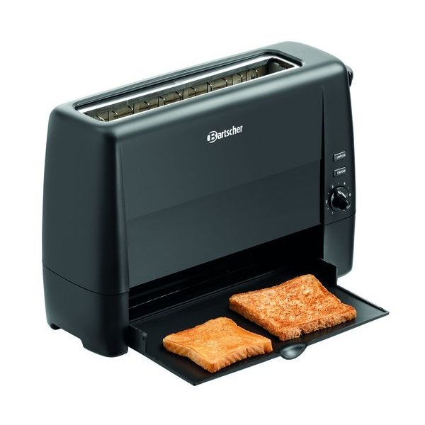 Toaster | TS20Sli | Zwart | 1.3kW | 1 Sleuf | 405x152x268(h)mm