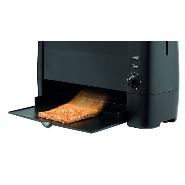 Toaster | TS20Sli | Zwart | 1.3kW | 1 Sleuf | 405x152x268(h)mm