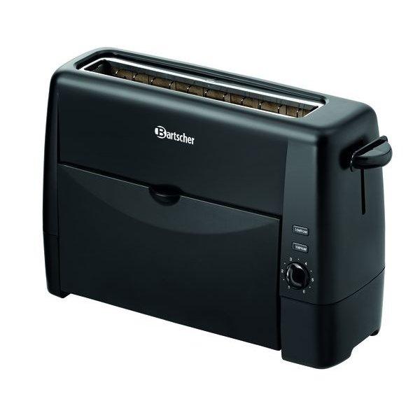 Toaster | TS20Sli | Zwart | 1.3kW | 1 Sleuf | 405x152x268(h)mm