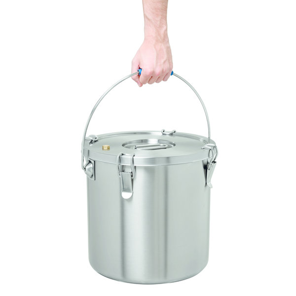 Thermo transportcontainer CNS 20L | Koude of warme spijzen | 343x343x345(h)mm