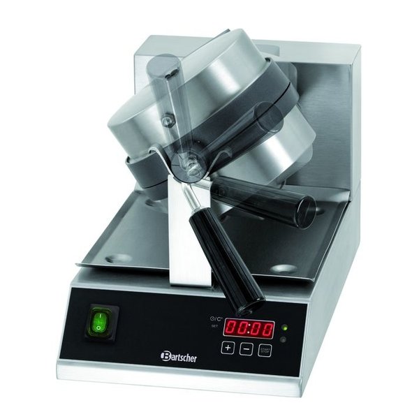 Wafelijzer Deluxe 1BW170D | 1kW | Wafelgrootte Ø170x35(h)mm | 260x505x320(h)mm