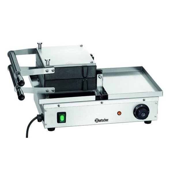 Wafelijzer "Deluxe II" | 1.5kW | Wafelgrootte 165x100x25(h)mm | 525x340x250(h)mm