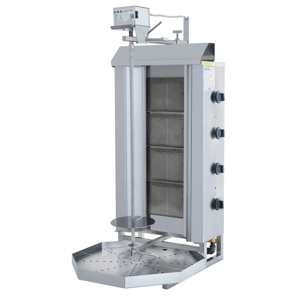 Donergrill | Gas (4 Branders) | Max. 50 kg | 545x640x1142(h)mm