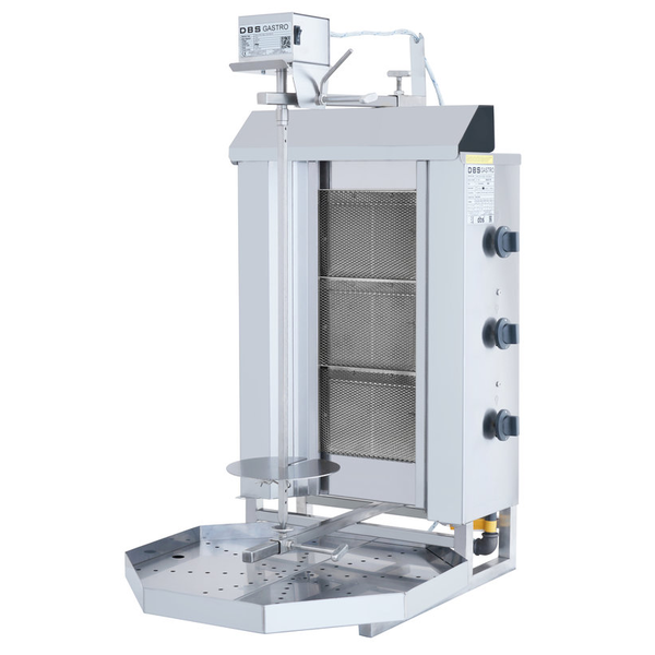 Donergrill | Gas (3 Branders) | Max. 30 kg | 545x640x982(h)mm