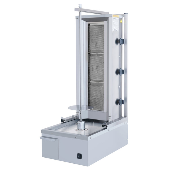 Donergrill | Gas (3 Branders) | Max. 40 kg | 410x634x1089(h)mm