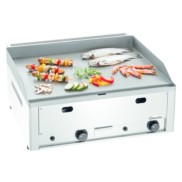 Bakplaat/Grillplaat | GDP 650G-G | Bakplaat Glad (b)650x(d)480mm | 8kW | 660x580x310(h)mm