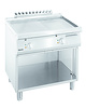 Bartscher Bakplaat/Grillplaat | 700 B800 00 | Bakplaat 1/2 Glad 1/2 Geribbeld (b)720x(d)445mm | 10kW | 800x700x850(h)mm 