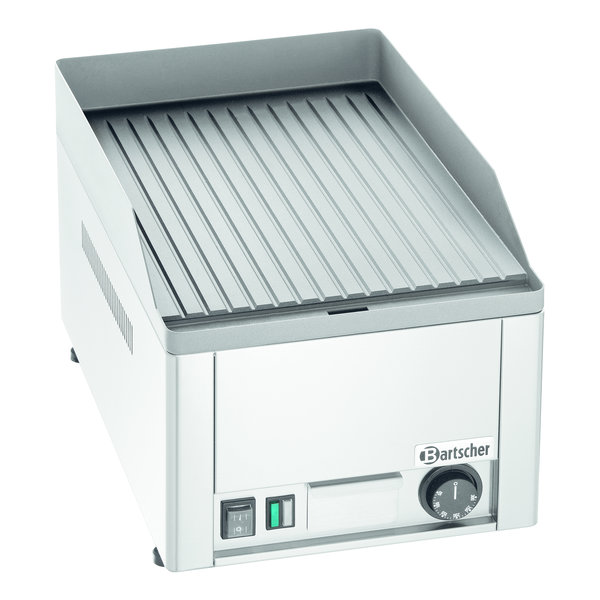 Bakplaat/Grillplaat | GDP 320E-R | Bakplaat Geribbeld (b)320x(d)480mm | 3kW | 325x580x310(h)mm