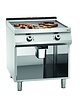 Bartscher Bakplaat/Grillplaat PO | Bakplaat 1/2 Geribbeld 1/2 Glad (b)755x(d)760mm | 15kW | 800x900x900(h)mm 