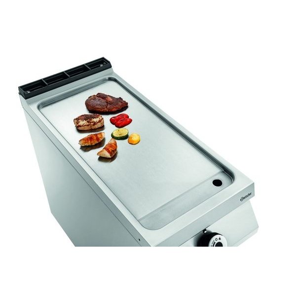 Bakplaat/Grillplaat 00 | Bakplaat glad (b)355x(d)760mm | 9kW | 400x900x900(h)mm
