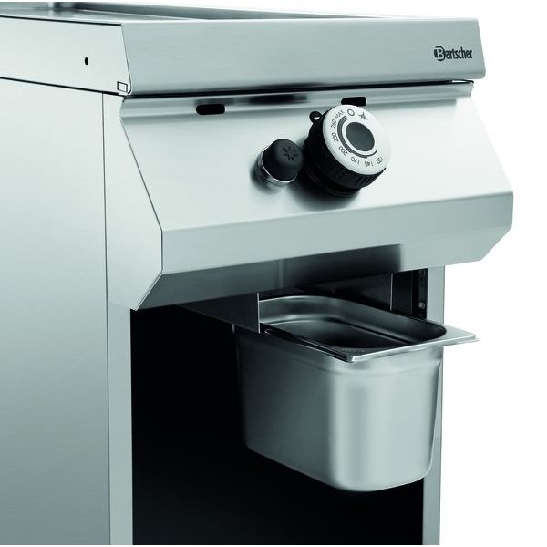 Bakplaat/Grillplaat 00 | Bakplaat glad (b)355x(d)760mm | 9kW | 400x900x900(h)mm