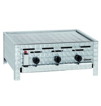 Bartscher Braadgrill gas | 3 pits | 11 kW/h | 650x570x270(h)mm Bartscher Braadgrill gas | 3 pits | 11 kW/h | 650x570x270(h)mm