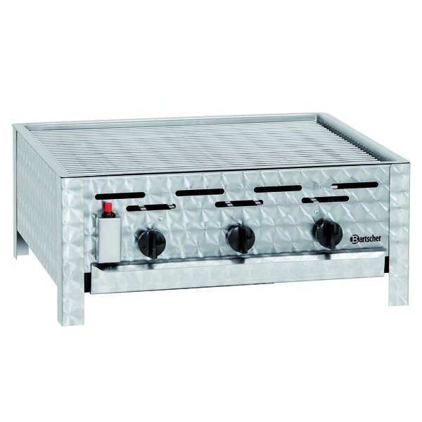 Braadgrill | Gas | 3 Pits | 11kW | 650x570x270(h)mm