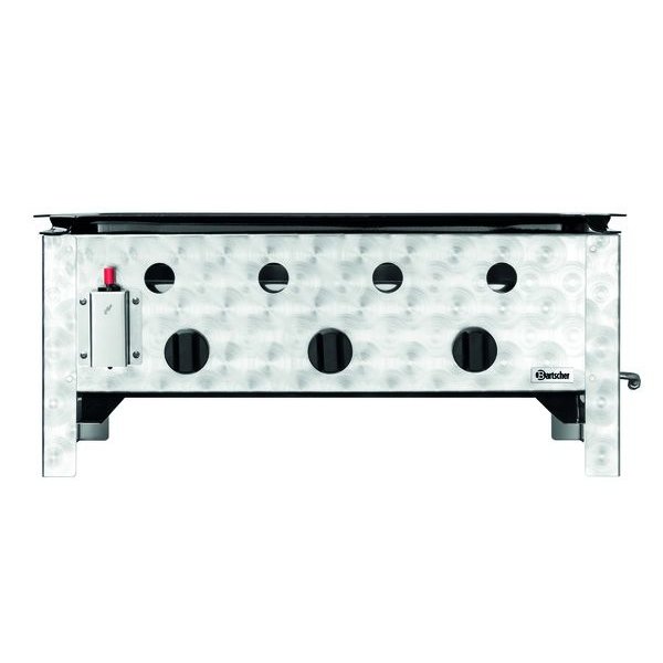 Braadgrill | Gas | TB1000PF | 3 Pits | 10kW | 705x560x275(h)mm