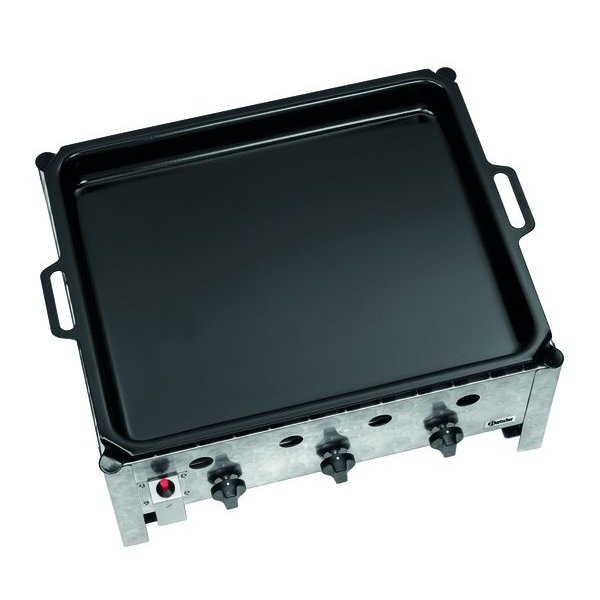 Braadgrill | Gas | TB1000PF | 3 Pits | 10kW | 705x560x275(h)mm