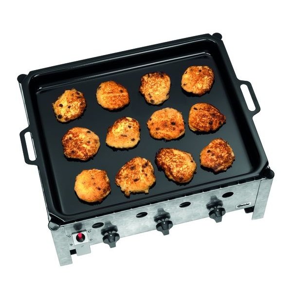 Braadgrill | Gas | TB1000PF | 3 Pits | 10kW | 705x560x275(h)mm