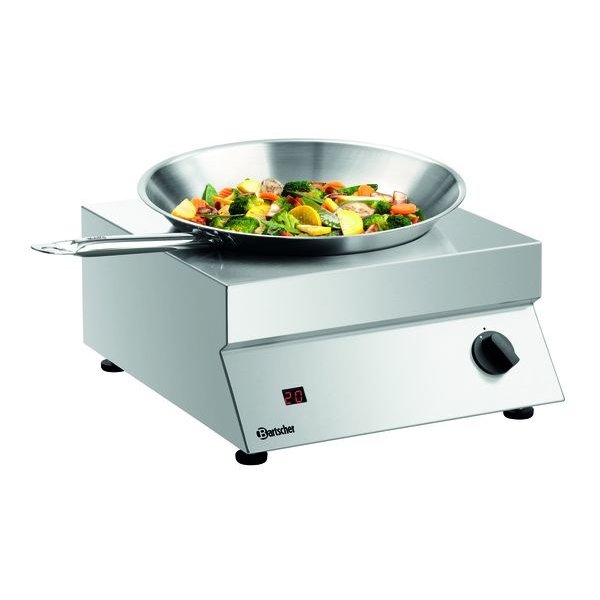Inductiewok | Elektrisch | 35/293 | 1 Brander | 3.5kW | 400x455x180(h)mm