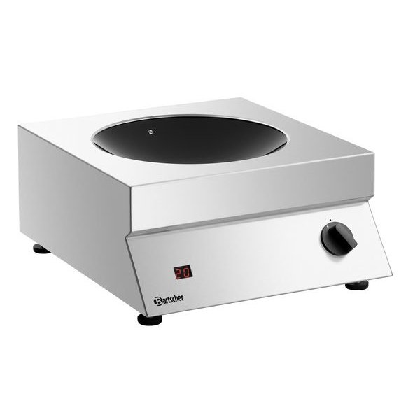 Inductiewok | Elektrisch | 70/293 | 1 Brander | 7kW | 400x455x180(h)mm