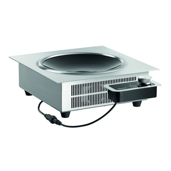 Inductiewok | Inbouw | Elektrisch | IW35-EB | 1 Brander | 3.5kW | 370x390x135(h)mm