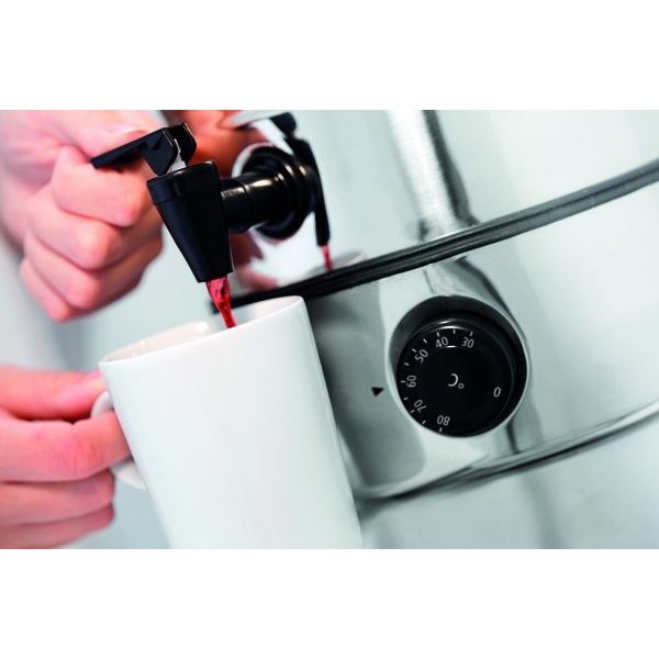 Glühweinpan | Zwart/Zilver | 7L | 2kW | 275x260x490(h)mm