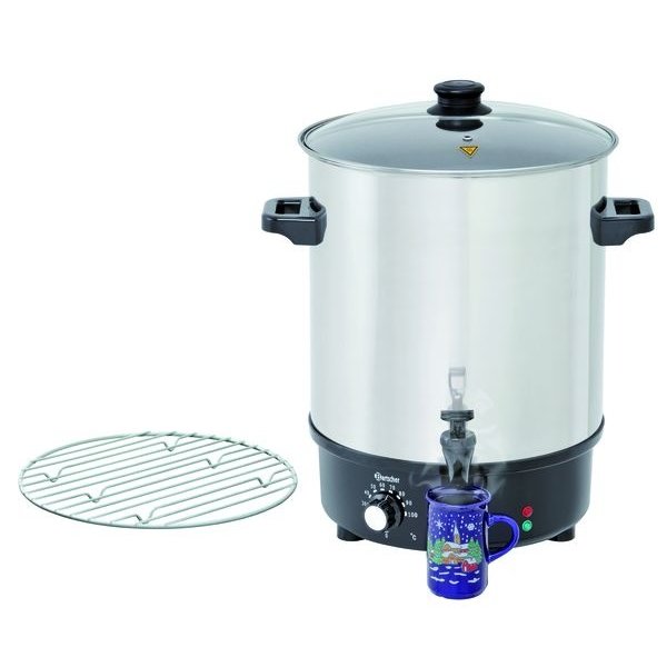 Glüwheinpan/Heetwaterpan CNS 30L | 2kW | 379x423x530(h)mm