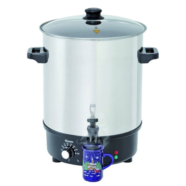 Glüwheinpan/Heetwaterpan CNS 30L | 2kW | 379x423x530(h)mm