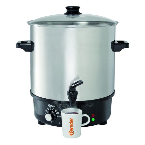 Glüwheinpan/Heetwaterpan | CNS 25L | 2kW | 379x420x473(h)mm