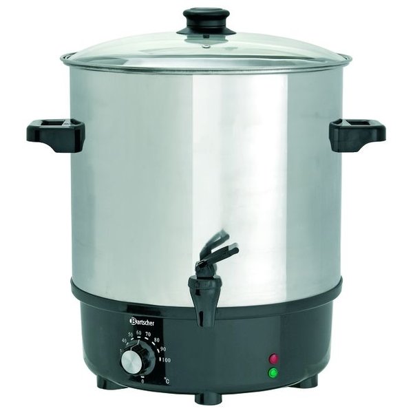 Glüwheinpan/Heetwaterpan | CNS 25L | 2kW | 379x420x473(h)mm