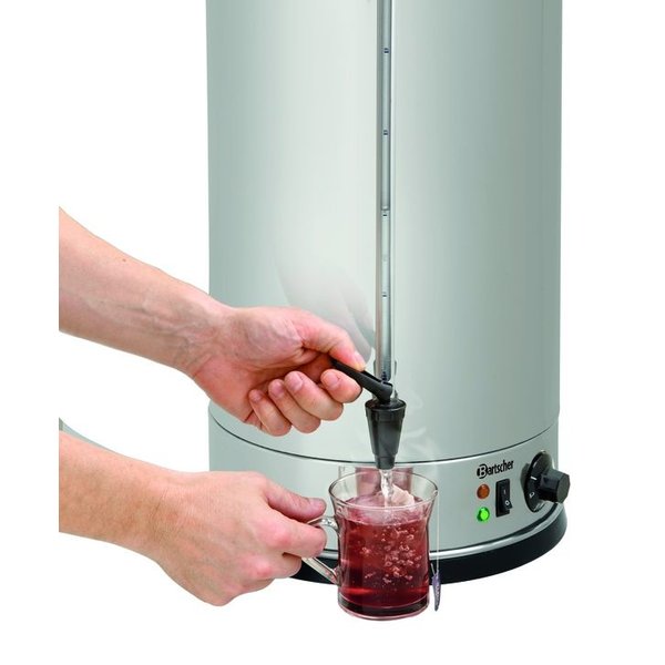 Heetwaterdispenser | Zilver/Zwart | 28L | 2.8kW | 400x385x635(h)mm