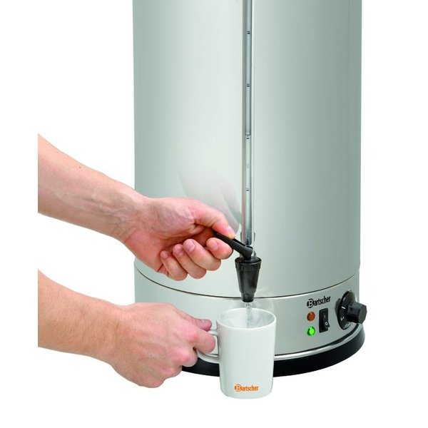 Heetwaterdispenser | Zilver/Zwart | 28L | 2.8kW | 400x385x635(h)mm