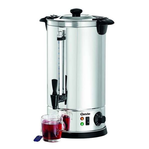 Heetwaterdispenser | Zilver/Zwart | 8.5L | 1.6kW | 225x225x470(h)mm