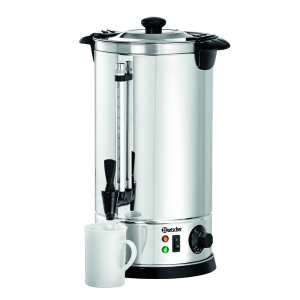 Heetwaterdispenser | Zilver/Zwart | 8.5L | 1.6kW | 225x225x470(h)mm