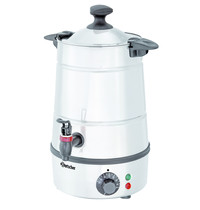 Bartscher Heetwaterdispenser zilver/zwart 5L | 1,8 kW/h | 280x265x400(h)mm Bartscher Heetwaterdispenser zilver/zwart 5L | 1,8 kW/h | 280x265x400(h)mm