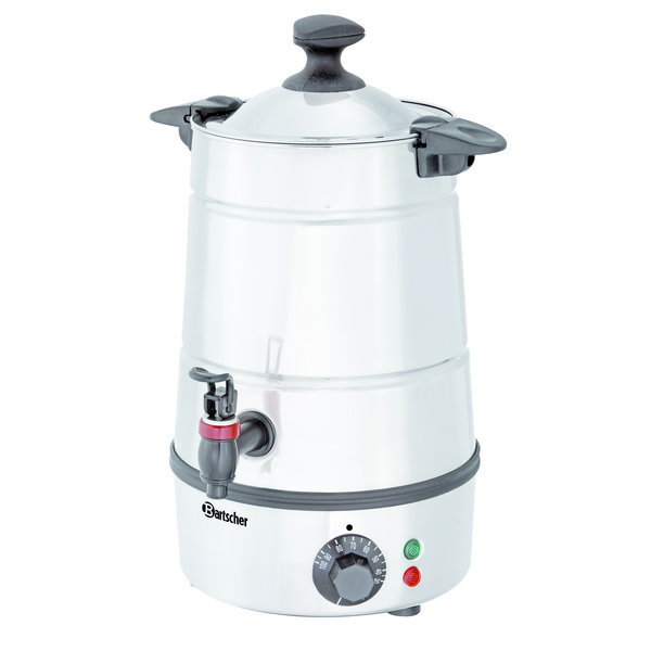 Heetwaterdispenser | Zilver/Zwart | 5L | 1.8kW | 280x265x400(h)mm