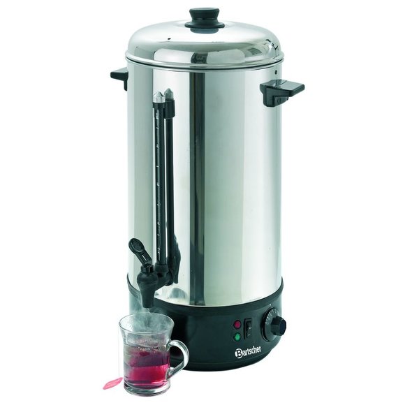 Heetwaterdispenser | Zilver/Zwart | 10L | 2.5kW | 213x213x505(h)mm