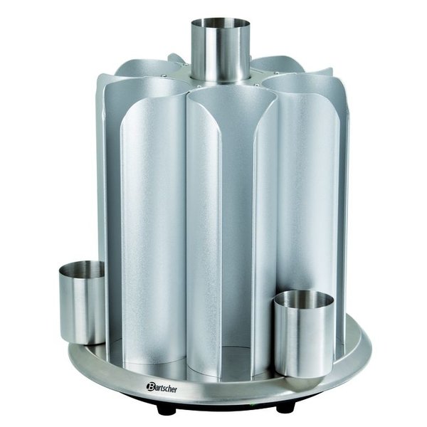 Kopjesverwarmer CNS | Cap. 48 Kopjes | 230V | 360x360x415(h)mm