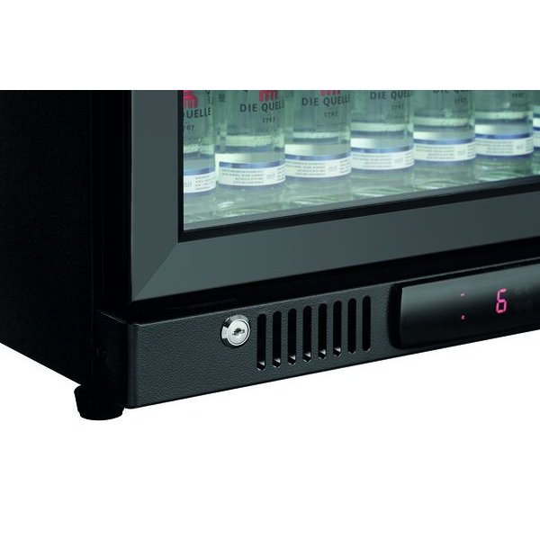 Barkoelkast | Zwart | 124L | 1 Zelfsluitende Deur | 230V | 600x500x850(h)mm