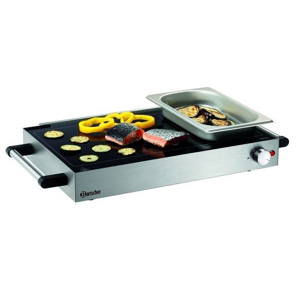 Grillplaat | Elektrisch | GP2511GN | 2.5kW | 1/1 - 2/3 - 1/3 GN | 655x415x86(h)mm