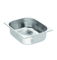 Bartscher GN bak 1/2 - 6,5L geperforeerd | 325x265x100(h)mm Bartscher GN bak 1/2 - 6,5L geperforeerd | 325x265x100(h)mm