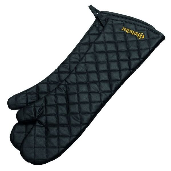 Ovenwanten 600 zwart | 100% katoen aan de buitenkant | 230x600x35(h)mm