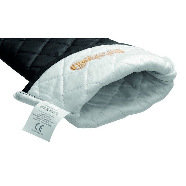 Ovenwanten 600 zwart | 100% katoen aan de buitenkant | 230x600x35(h)mm