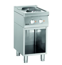 Bartscher Fornuis elektrisch 2 kookplaten | 2x 2,6 kW/h | 400x700x850(h)mm Bartscher Fornuis elektrisch 2 kookplaten | 2x 2,6 kW/h | 400x700x850(h)mm