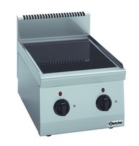 Bartscher Fornuis elektrisch keramisch TA 2 kookplaten | 1x 2,5 - 1x 1,8 kW/h | 400x600x290(h)mm Bartscher Fornuis elektrisch keramisch TA 2 kookplaten | 1x 2,5 - 1x 1,8 kW/h | 400x600x290(h)mm