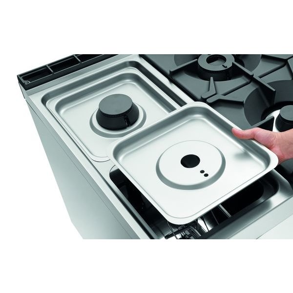 Gasfornuis | GO NS | 6 Kookpitten | 1x 3.5kW + 2x 5kW + 3x 8kW | Gasoven | 2/1 GN | 8kW | 1200x900x900(h)mm
