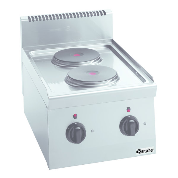 Fornuis | Elektrisch | 2 PLTG | 2 Kookplaten | 2x 2kW | 400x600x290(h)mm