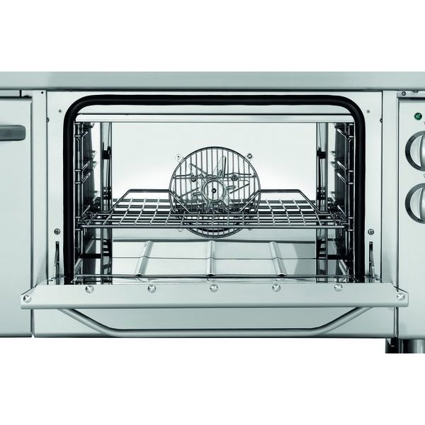 Fornuis | Elektrisch | EBO | 6 Kookplaten | 6x 2.6kW | Elektrische Oven | 1/1 GN | 58L | 3.65kW | 1200x700x850(h)mm