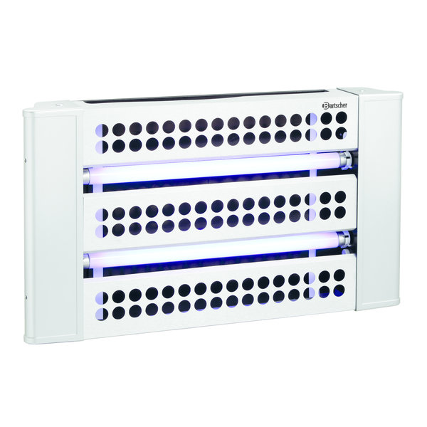 Insectenverdelger | Staalgrijs | IF-100 | 2x 15W UV-A TL Buizen | 230V | 620x90x355(h)mm