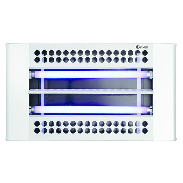 Insectenverdelger | Staalgrijs | IF-100 | 2x 15W UV-A TL Buizen | 230V | 620x90x355(h)mm