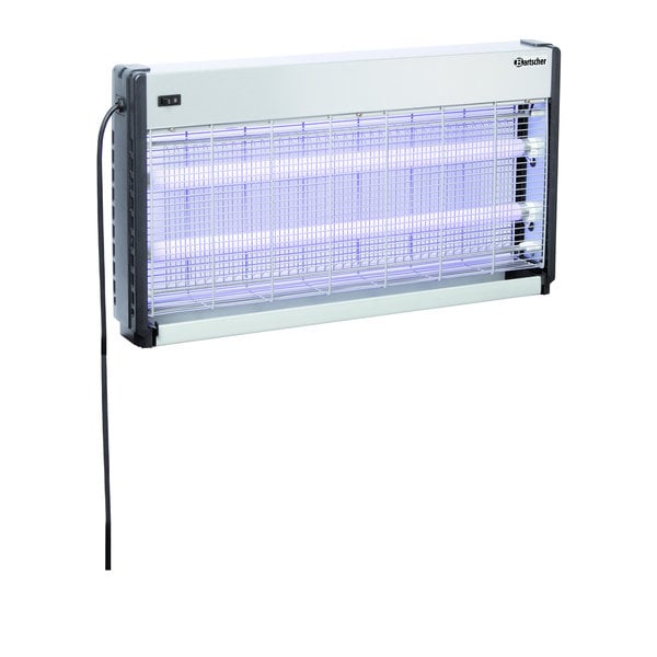 Insectenverdelger | Zilver V-65 | 2x 20W UV-A TL Buizen | 230V | 645x100x365(h)mm