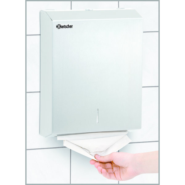 Handdoekdispenser papier  CNS | Wandmontage | 285x100x370(h)mm